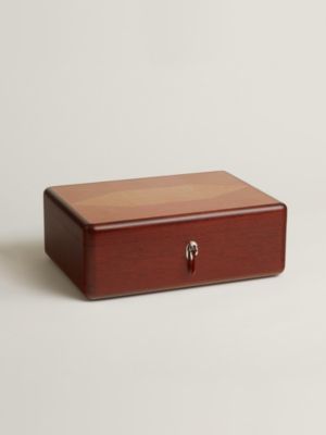 極美品　エルメス　時計ケース　空箱　レザー　木製枠 時計ボックス 《カザック・パースペクティブ・アンディエンヌ》 時計8